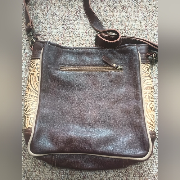 Myra Leather & Hairon Bag - Picture 7 of 10